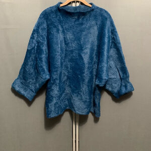 PD-Women's Calligraphie Sweater XL Blue
